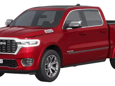 RAM 1500 Tungsten 2025 3D model