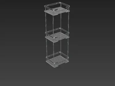 Hotel Square Rustproof Triple 3D model