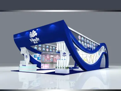 Exhibition - Area - 21X9 3DMAX2009-44012 3D model