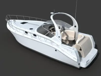 Yacht 02 3D model