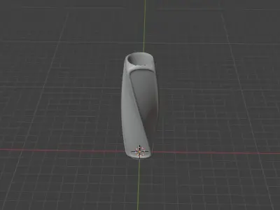 Vaso arredondado Free 3D model