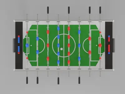 Football table 3D model