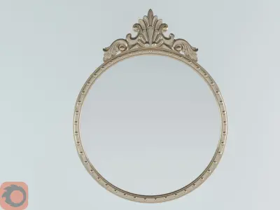 Laura Ashley Overton Round Mirror 3D model