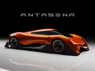 Antasena Supercar 3D model