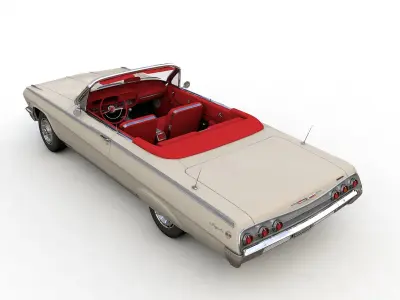 Chevy Impala SS Convertible 1962 3D model
