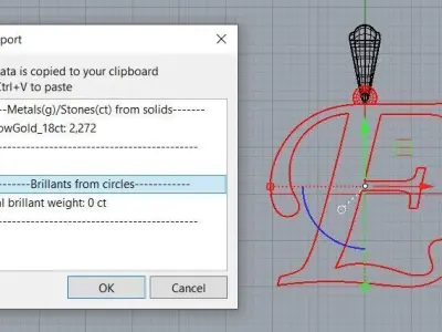 Letter E NECKLACE 3D print model