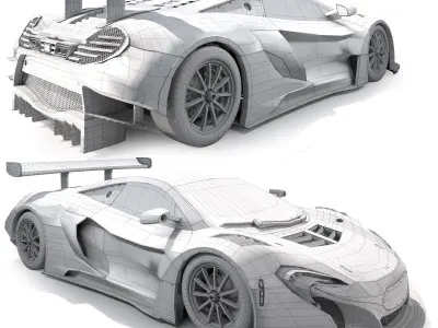 mclaren 3D model get