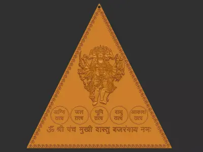 Hanumaan ji 3d model 3D print model