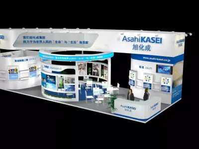 Exhibition Hall - Area - 15X6-3DMAX2009-031 3D model