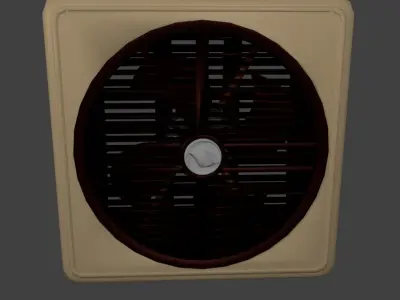 Air Circulator 80s model 3D model