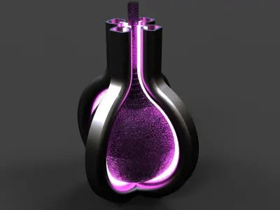 Bass lamp  Free 3D model