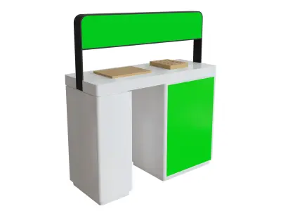 Table Display Exhibition 3D model