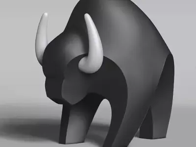 Bison Creature Sculpture Figure Fan Art Toy  3D print model