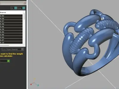 Fancy Womens Rings Plain Rings Ready STL 3DM Models Rings 3D print model 51