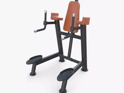 Chin up and dip station v2 3D model