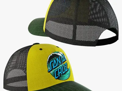 decorative set green 3D model