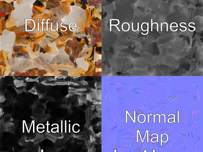 Russet Sparrow 3D Model with Warm Brown Tones Low-poly 3D model