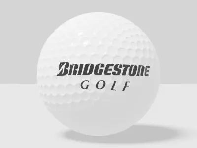 bridgestone golf ball Low-poly 3D model