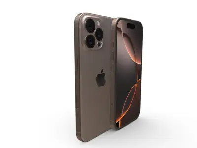 iPhone 16 Pro Desert Titanium Premium 3D model