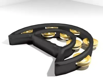 Musical Instrument Tamborin 3D model