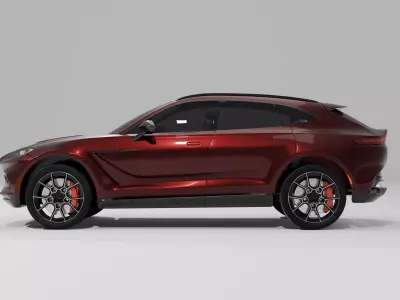 HighPoly ASTON MARTIN DBX 3DModel- Render and Animation PRINTING 3D model