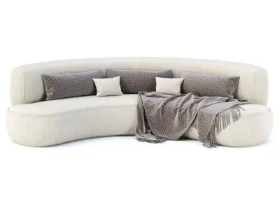 Jenifer restaurant sofa JR18  3D model