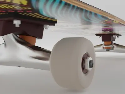 Skateboard 3D model