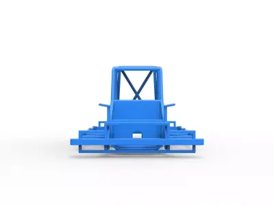 Frame of New Zealand Ministock car Version 2 Scale 1 to 25 3D print model