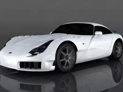 TVR Sagaris Low-poly 3D model