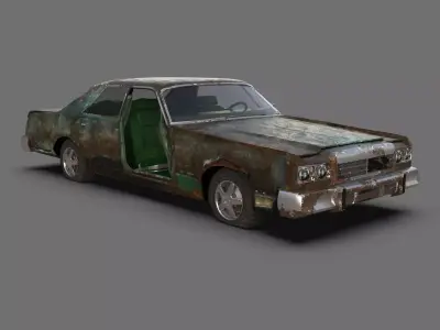 Chrysler 1975 Low-poly 3D model