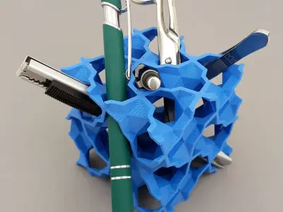 GYROID lowpoly - 3D printable sample 3D print model