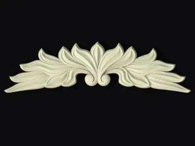 Central decor ornament for furniture 3D model 536