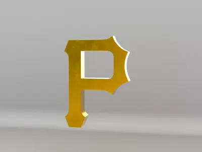 MLB Pittsburgh Pirates Team Logo 3D model