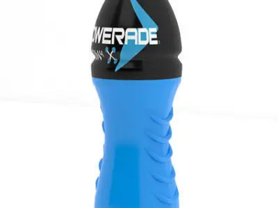 bottle powerade Free 3D model