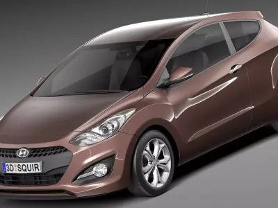 Hyundai i30 3-door 2013 3D model