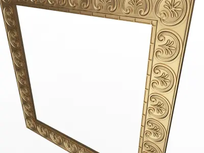 Classic Frame 033 Low-poly 3D model