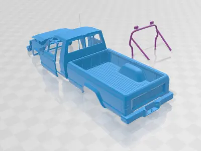 Jeep Comanche MJ 1984 - Body Car STL Model 3D print model