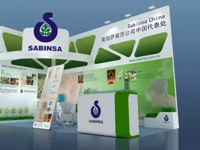 Booth - Area - 6X3-3DMAX2009-020 3D model
