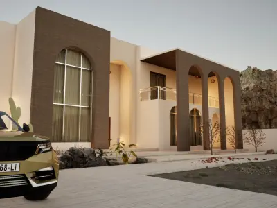 Modern HOUSE MODEL Arab  3D model
