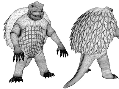 Gamera 1965 3D model