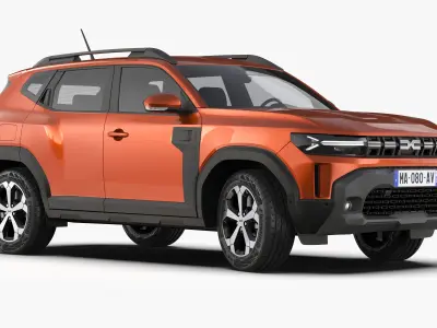 Dacia Duster 2024 3D model
