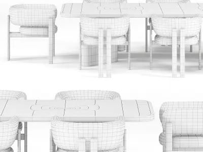 Tabmi Dining Table 3D model
