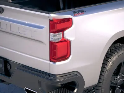 Chevrolet Silverado Custom Trail Boss CG 2019 3D model