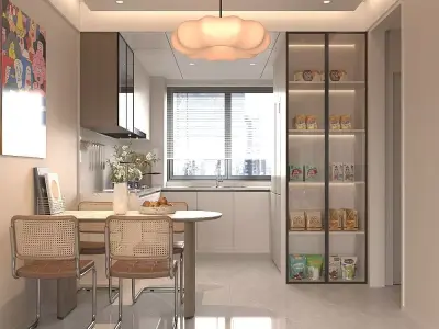 Living room 3D model 51