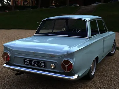CONSUL CORTINA MK1 1962 3D model