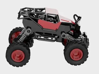 Bigfoot Monster RC Vehicle Car for Kids and Adults 3D model