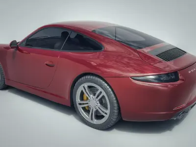 sport car porsche 911 3D model