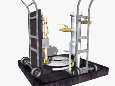 Diesel Fuel Tank Model 3D model