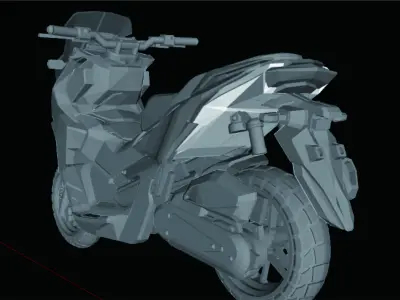 Honda ADV160 3D print model