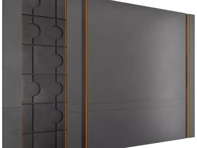 Decorative Wall 3d Panel 07 Low-poly 3D model